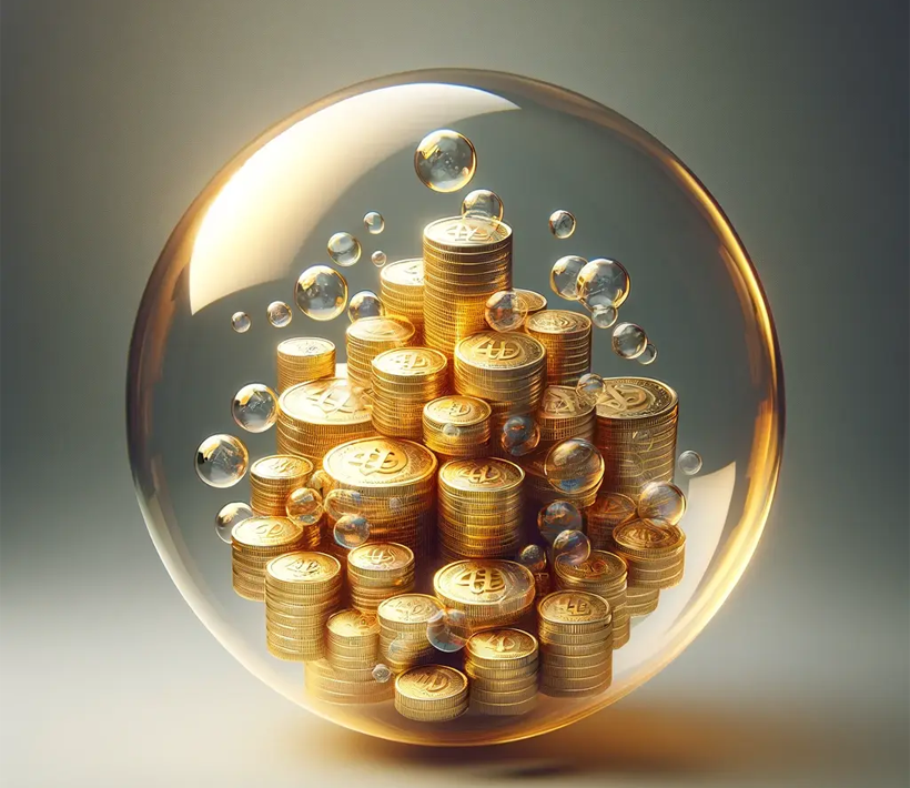 حباب قیمت سکه